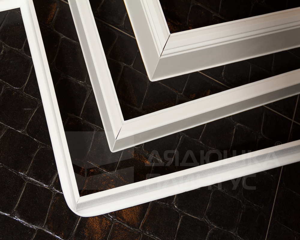 Плинтус ХДФ Dollken S100 100 мм х 2,575м 1001 Чёрный